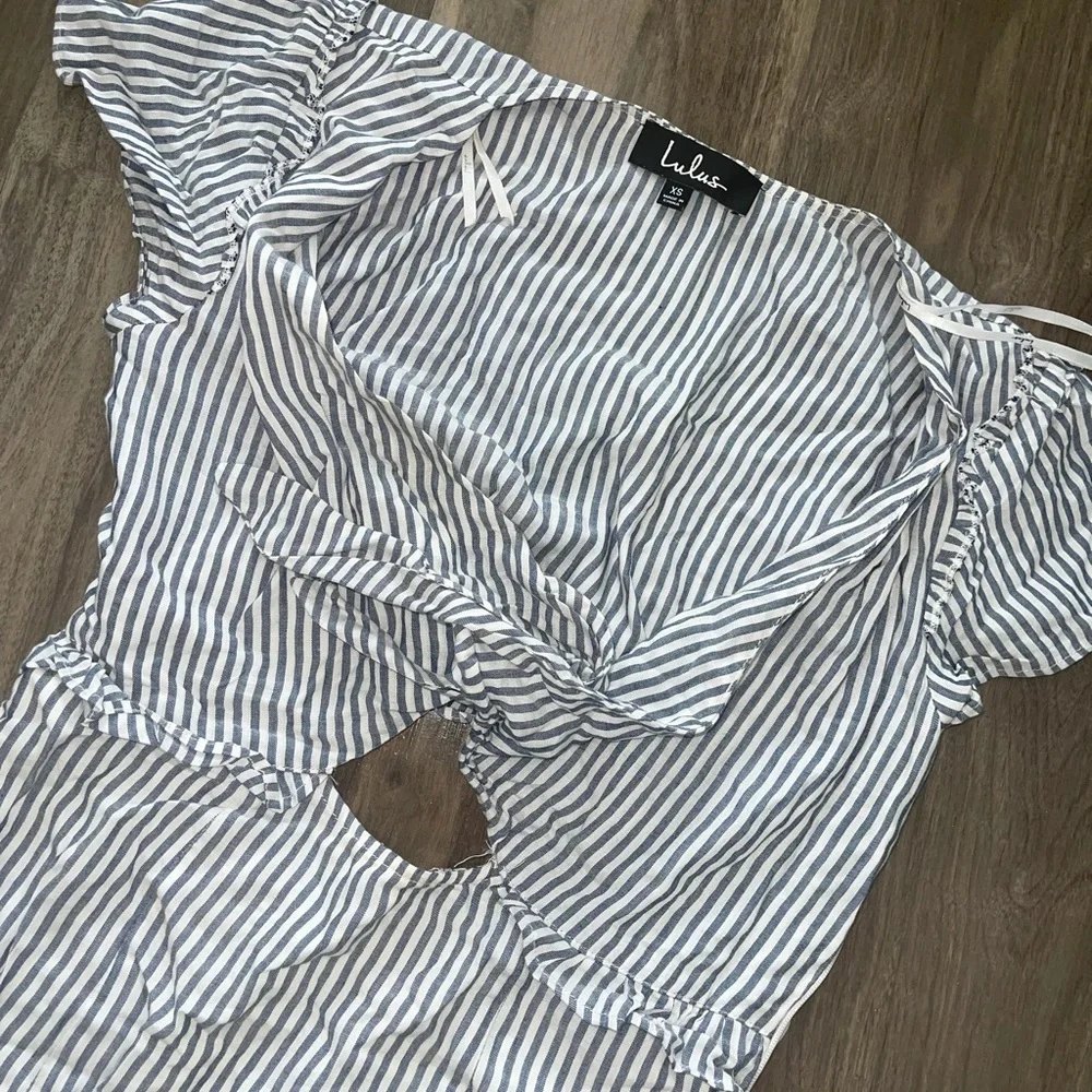 LuLus Stripe Dress - Picture 1 of 4